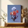 thumbnail image 6 of Embroidered Floral Canvas Wall Art for Living Room Bedroom Dining Room Entryway Office Hotel Lobby Boutique Gallery, 6 of 8