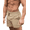 K Light Brown Khaki, variant on Men Bathing Suit Swimwear Square Leg Chubbies Sexy Elastic Board Short