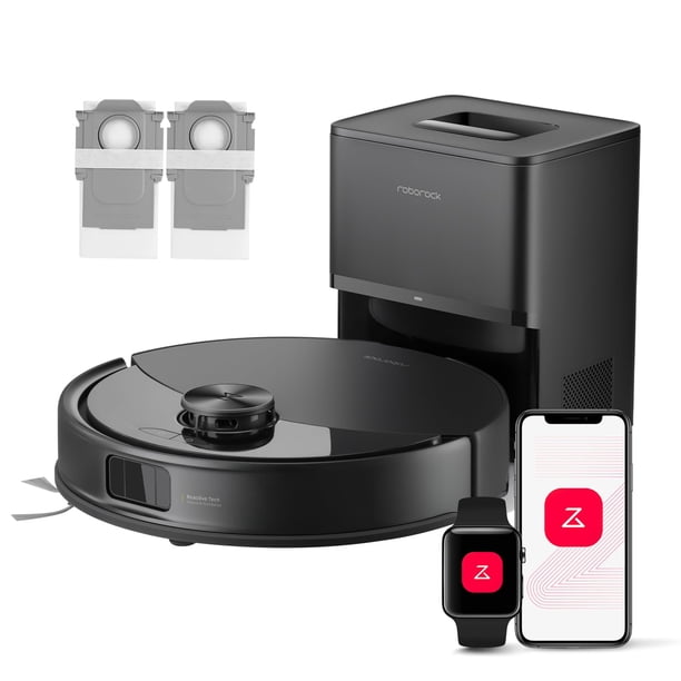 roborock Q10 S5+ Robot Aspirador y fregona con autovaciado, succión de 10.000 Pa, actualizado Desde Q8 MAX+, Evitar obstáculos, trapeador sónico, diseño Doble Anti-enredos, elevación automática de