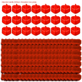 thumbnail image 4 of Juego de 24 velas LED románticas sin llama para la noche romántica de San Valentín con 2000 pétalos de rosa artificiales, B, 4 of 8