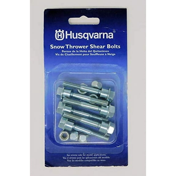 Husqvarna Snow Thrower Replacement Shear Bolt Kit with 6 Bolts | 580790401