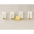 thumbnail image 3 of 21284SWSBR Maxim Lighting Dart-4 Light Bath Vanity-29.75 Inches wide by 7.75 inches high-Satin Brass Finish, 3 of 8