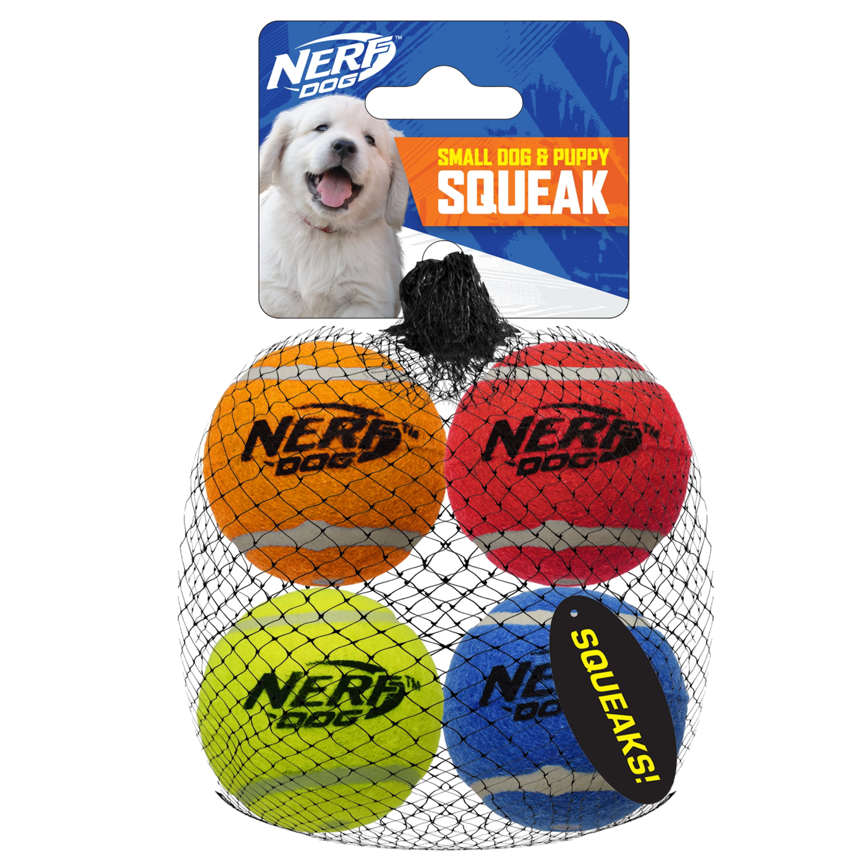 3 Pack Tennis Balls Small Dog & Puppy Bite Ball Toys Dog Training Toy Bouncing 