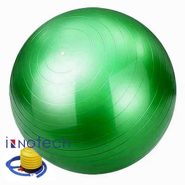 Pelota de Ejercicio de Yoga Extra Gruesa Innotech, Pelota de Gimnasio de 5 Tamaños, Silla de Pelota Resistente para Equilibrio, Estabilidad, Embarazo, Bomba Rápida Incluida.