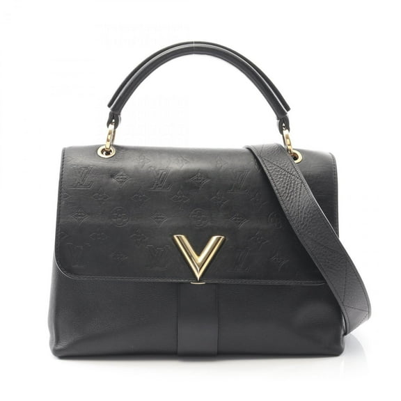 Pre-Owned Louis Vuitton Very Monogram Noir Handbag, Leather, Women's, Black, M51989 (Fair)