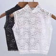 thumbnail image 5 of Vintage Detachable Classic Lace Fake Collar Blouse False Collar Sweater Decoration Collar Tie BLACK L, 5 of 7