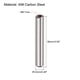 thumbnail image 2 of M6 Interna Rosca Espiga Pasador 2uds 12x90mm Chaflanado Plano Carbono Acero Cilíndrico Pasador Cama Estantería Metal Dispositivos Industriales Pasadores, 2 of 5