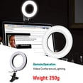 thumbnail image 1 of Kuymtek Clip de kit de iluminación de videoconferencia en anillo de luz LED de 6 pulgadas para monitor de computadora portátil, 1 of 9