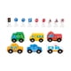 thumbnail image 2 of Juego de coches, coches de juguete pequeños, recuerdos de fiesta, juego de señales de tráfico de madera, señales de tráfico de madera, juego de coches, 2 of 8