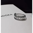 thumbnail image 4 of (Con Caja) Anillo De Plata s925 Pandora Flip Pareja Femenino Exquisito Regalo De Joyería, 4 of 4