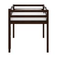 thumbnail image 3 of Hillsdale Campbell Wood Twin Junior Loft Bunk Bed, Espresso, 3 of 12