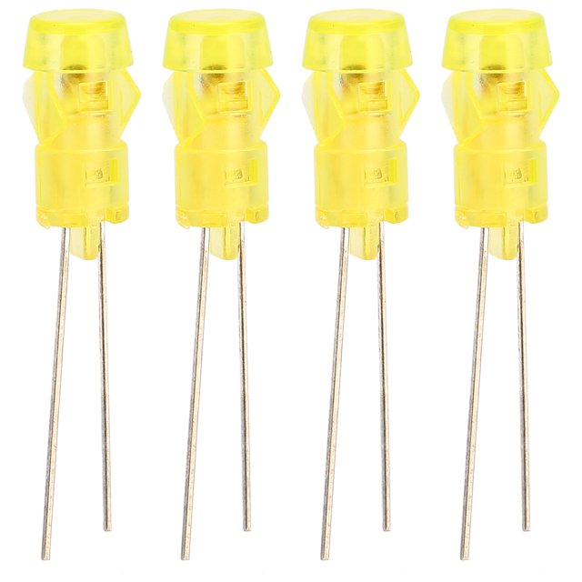 Diodo LED, 20 unidades de 3 mm, diodos emisores de luz LED para bricolaje, diodo LED, construcción robusta