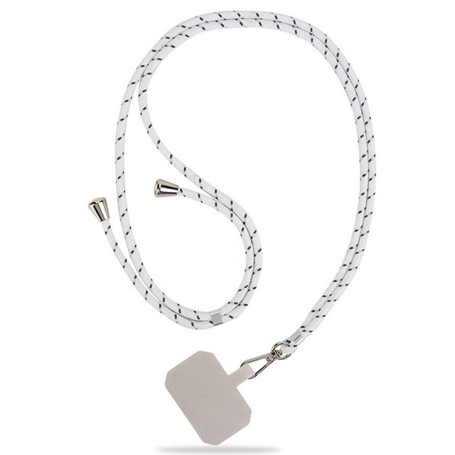 EIMELI Corde de Cou pour Téléphone Portable Réglable Boucle en Métal Anti-Perte avec Carte Adhésive pour Voyage en Plein Air Randonnée