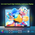 thumbnail image 3 of TOPOSH 12.1" 2-in-1 Tablet+Laptop,Windows 11/10,12 GB+128 GB SSD,2-Core Processor,Intel Core M7-7Y75,Detachable Touchscreen,Bluetooth WiFi2.4G/5G,Gray,Portable Lightweight, 3 of 5