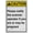 Warning Sign 5, variant on Industrial ANSI Vertical MRI X Ray Microwave Warning Sign - 8"x12" Weatherproof, UV Resistant for Indoor/Outdoor Workplace (Radiation hazard Please notify the assistant if you are pregnant)