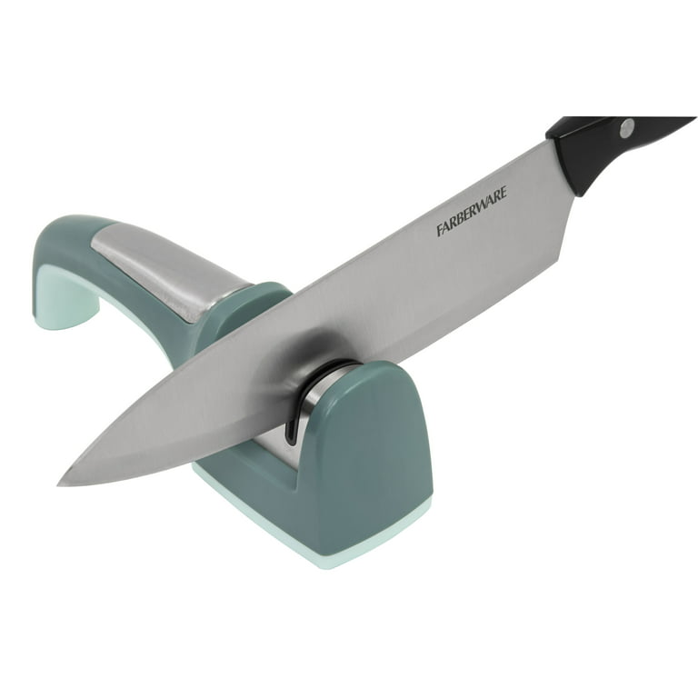 Electric Knife Sharpeners for Kitchen, Automatic Knives Sharpening &  Polishing Helps Repair,Restore,Polish Blades White