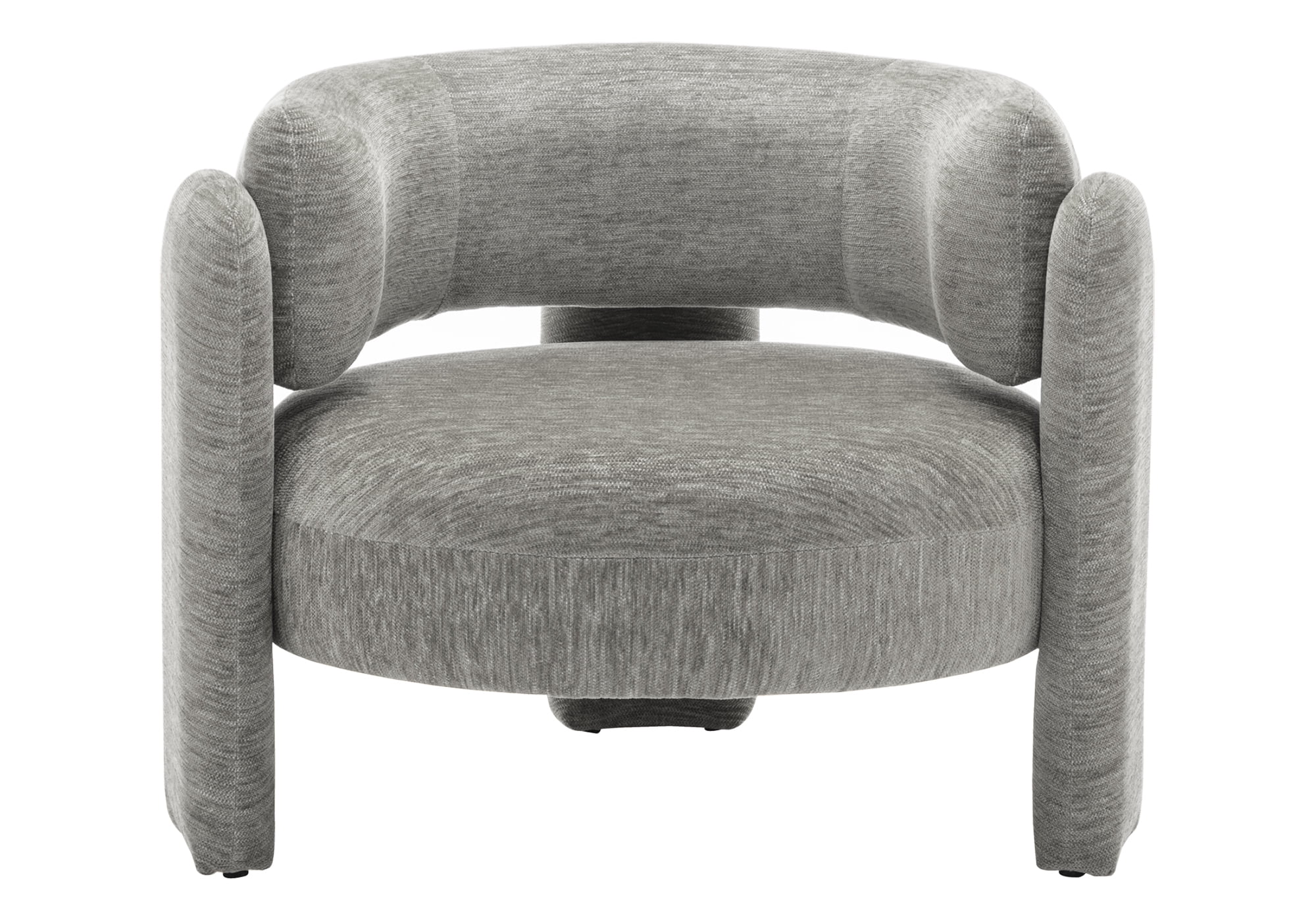 Monarch Specialties - I 8014 Accent Chair, 29"H, Upholstered, Living Room, Bedroom, Light Grey Fabric