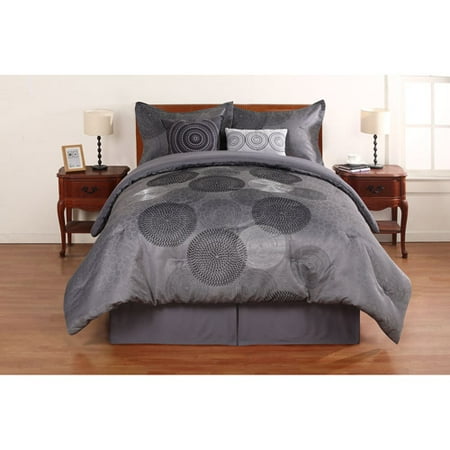 Hometrends Comforter Set Collection Circles Walmart Com
