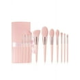 thumbnail image 1 of Diamond Shaped Vegan Makeup Brush Set, High-end Matte Ferrule for Durability, Versatile Brushes for All Makeup Needs, Including a Chic Pink Makeup Bag, 1 of 7