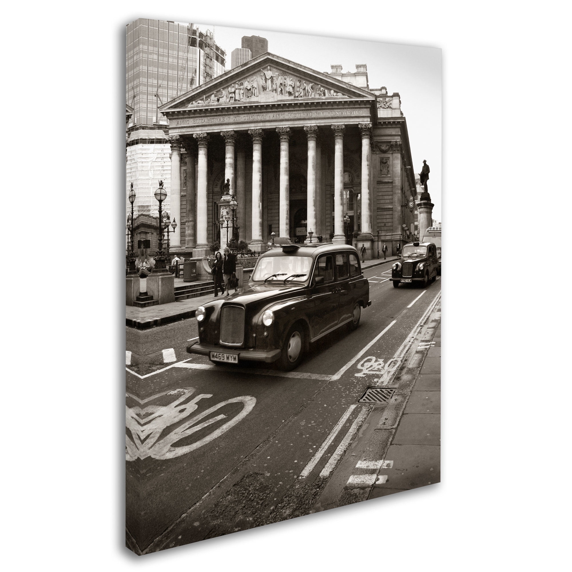 Trademark Fine Art "London Exchange" Canvas Art by Chris Bliss