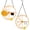 2, variant on FORUP Oriole Bird Feeder for Outdoors Jelly and Oranges, Orange Fruit Oriole Jelly Bird Feeder, Outdoor Garden Metal Hanging Drinking Grape Jelly Container Hummingbird Feeder, One Pack