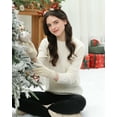 thumbnail image 3 of FZ FANTASTIC ZONE Winter Gloves for Women Cold Weather with Touch Screen Fingers Chenille Knit Elastic Cuff Thermal Warm Gloves Gifts, 3 of 6