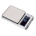 thumbnail image 3 of Escala Digital de Alta Precisión, Carga USB 600/0.01g Escala Electónica Baja Tasa de Error Acero inoxidable Con Estuche de Cuero para Joyas, 3 of 7