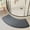 Gray, variant on Curved bathroom mat shower room foot pad thick sponge toilet absorbent foot mat toilet non-slip mat dirt-resistant entrance mat