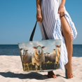 thumbnail image 6 of Balery Cute Prairie Sheep Herd Beach Travel Bag - Water-Resistant, Large Capacity Lightweight Tote with 7 Pockets for Women and Men - Perfect for Beach, Pool, Gym, and Travel, 6 of 7