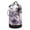 Light Purple and Black Floral, variant on 14.5x29.3in Laundry Backpack Bag with Drawstring & Adjustable Straps Heavy-Duty Wash Bag for Travel Storage Camping Light Purple and Black Floral