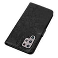 thumbnail image 6 of for Samsung Galaxy S22 Ultra 6.8 Inch Wallet Case, Butterfly Pattern Soft TPU Shockproof Wrist Strap Magnetic Clasp Cover with Kickstand Bracket Cash Card Slots Flip Folio Phone Case,Black, 6 of 10