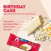 Atkins Strong High Protein Bar, Birthday Cake Flavored, 20g Protein, 4 Count