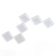 thumbnail image 3 of TICFOX 200 Uds. Tapas De Llave De Interruptor Táctil Tapas De Botón De Interruptor Táctil Cubiertas De Interruptor De Llave Cuadrada De Plástico ABS Color Transparente, 3 of 8