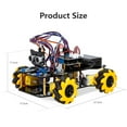 thumbnail image 2 of Smart Robot Car Kit Compatible with Arduino, Robotics for Kids Ages 8-12 12-16, Electronic Programming Project/STEM Science Kits Coding Gifts for Adu, 2 of 9