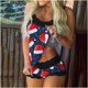 thumbnail image 2 of Conjunto de pijama con pantalones cortos y camisola de encaje sin mangas con estampado de moda de lencería sexy de Navidad para mujer Fridja nalpqowj1757, 2 of 4