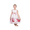 thumbnail image 6 of Sunny Fashion Girls Dress Floral Sleeveless A Line Red Butterfly Long Sleeve Crop Cardigan Jacket Easter 6 Years, 6 of 8