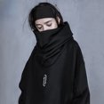 thumbnail image 3 of -Sudadera con capucha estilo Harajuku para mujer, ropa de calle coreana, estilo gótico, Cyberpunk, de gran tamaño, para parejas, 3 of 5