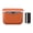 Orange, variant on Car Trash Can with Lid, Leakproof Auto Garbage Bin,Universal Clip on Design Waterproof Car Trash Bag Holder with PU Leather Top,Dual Wet & Dry Use Storage Organizer for Back of Seat/Door