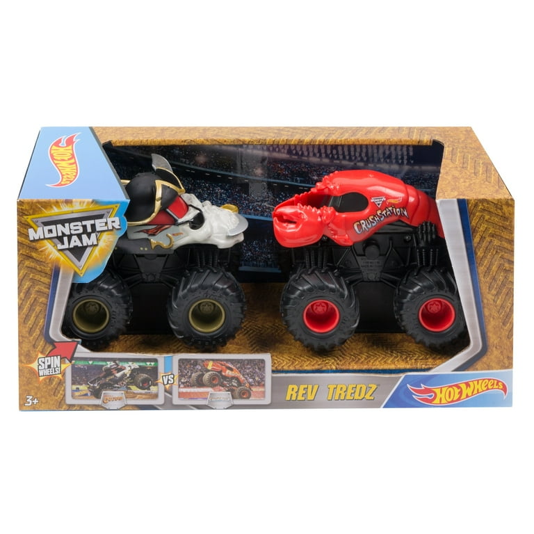 Hot Wheels Monster Jam Rev Tredz 2-Pack (Styles May Vary