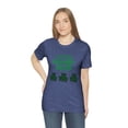 thumbnail image 6 of Let The Shenanigans Begin Leopard Shamrock Unisex Jersey Short Sleeve Tee, 6 of 10