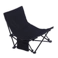 thumbnail image 4 of Reclining Back Beach Chair, Beach Chair Multifunctional Portable  for Outdoor Black, 4 of 7