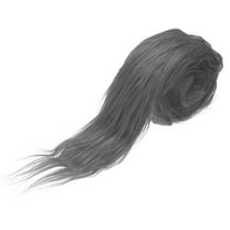 Uxcell 59" x 2" Plush Faux Fur Fabric Precut Strips, Grey