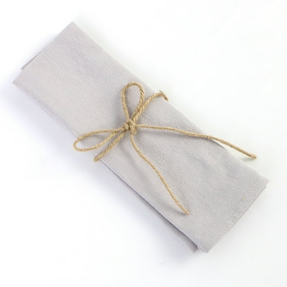 Nvzi Servilletas de algodón, 2 piezas, servilletas de tela suaves para la cena, 11,81" × 17", servilletas de mesa rústicas para decoración de mesas de bodas y fiestas, color gris