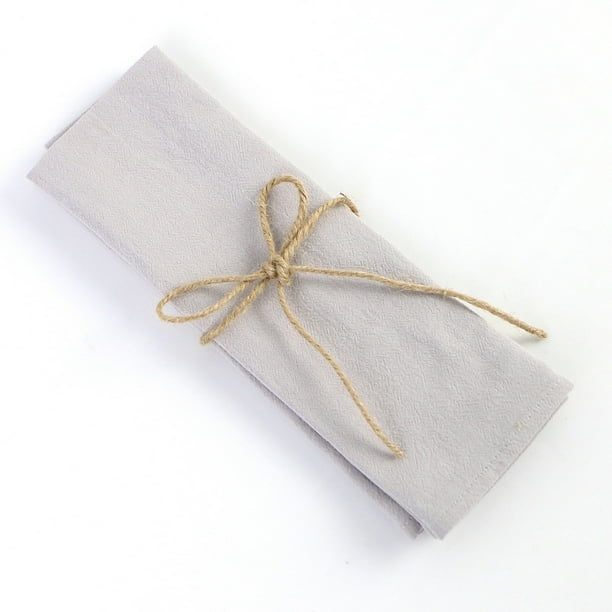 Nvzi Servilletas de algodón, 2 piezas, servilletas de tela suaves para la cena, 11,81" × 17", servilletas de mesa rústicas para decoración de mesas de bodas y fiestas, color gris