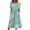 Green, variant on Ruyang Summer Maxi Dress Women's Short Sleeve A-Line Midi Dresses Casual Floral T-Shirt Dress Flowy Beach Sundress with Pockets