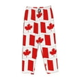 thumbnail image 4 of Balery Canada print Women's Pajama Pants,Ultra Lightweight Pjs,Lounge Pant-Large, 4 of 9