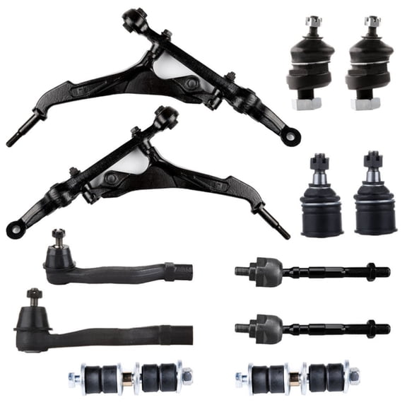 For 1998-2001 Integra Sedan Front Control Arm Ball Joint Tie Rod Sway Bar Kit