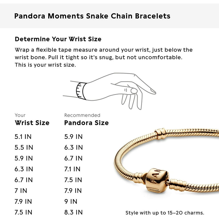 European Bracelet Pandora Extender Chain and Clasp 925 Sterling