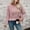 Pink, variant on Women's Fall/winter Sweater With Bow Pullover Loose Casual Long Sleeved Sweater Sweater Zip Business Casual Sweaters for Women Condiment Sweatshirt Women's Sweater Sweater Shirts for Women Lightweight