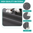 thumbnail image 3 of PrimeBeau Blackout Curtains Thermal Insulated Soft Thick Window Treatment, Grey, Set of 2 Panels, 3 of 6